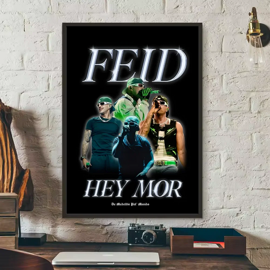 Feid “Hey Mor” Poster