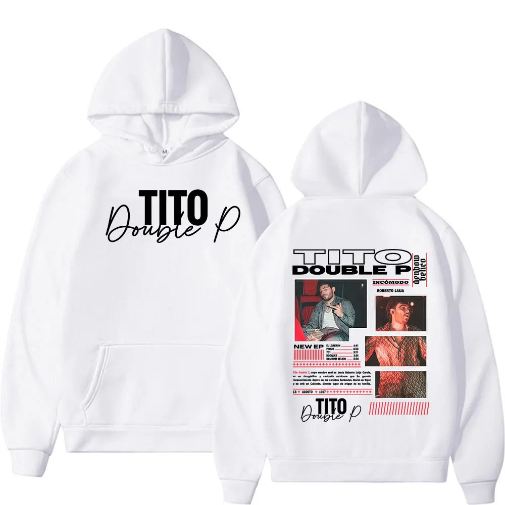 Tito Double P Ay Mamá Hoodie – White
