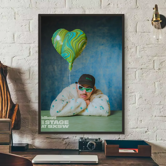 Feid Heart Balloon Poster – Billboard SXSW