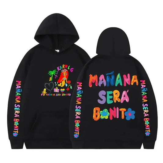 Karol G Black Hoodie – Mañana Será Bonito