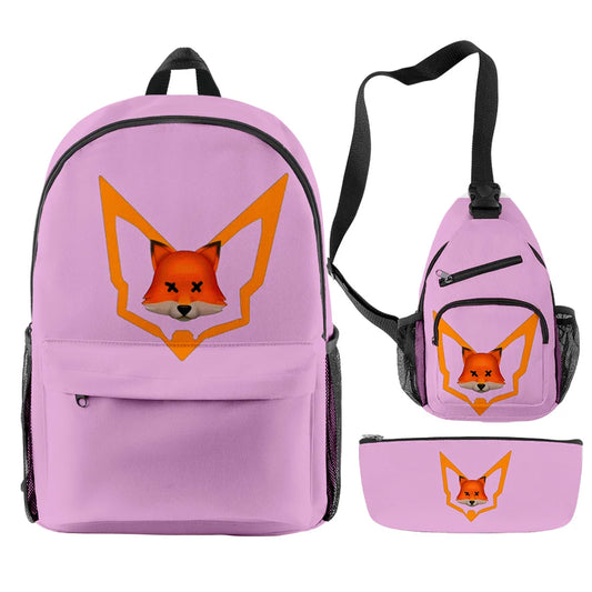 Rauw Alejandro Pink Fox Backpack Set