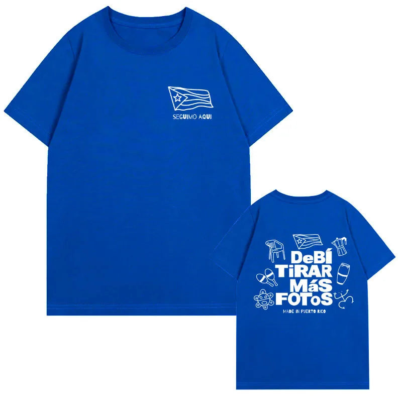 Bad Bunny Blue T-Shirt – Debí Tirar Más Fotos