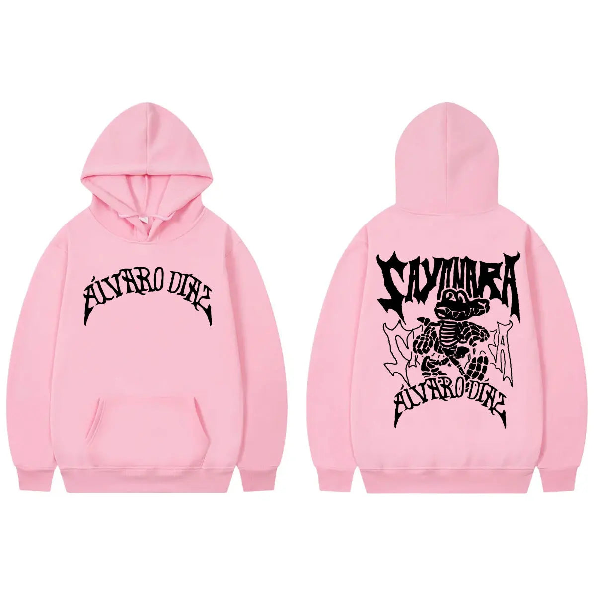 Alvaro Diaz Double Sided Hoodie – Pink