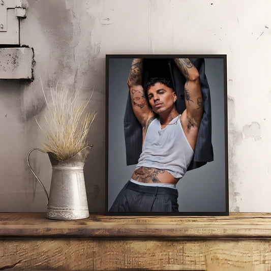 Rauw Alejandro Editorial Fashion Poster
