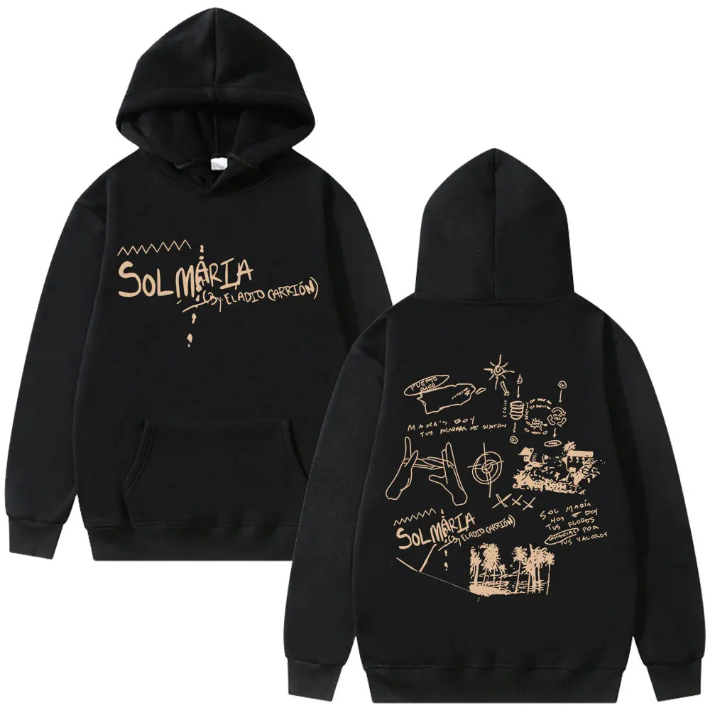 Eladio Carrion Sol Maria hoodie - black