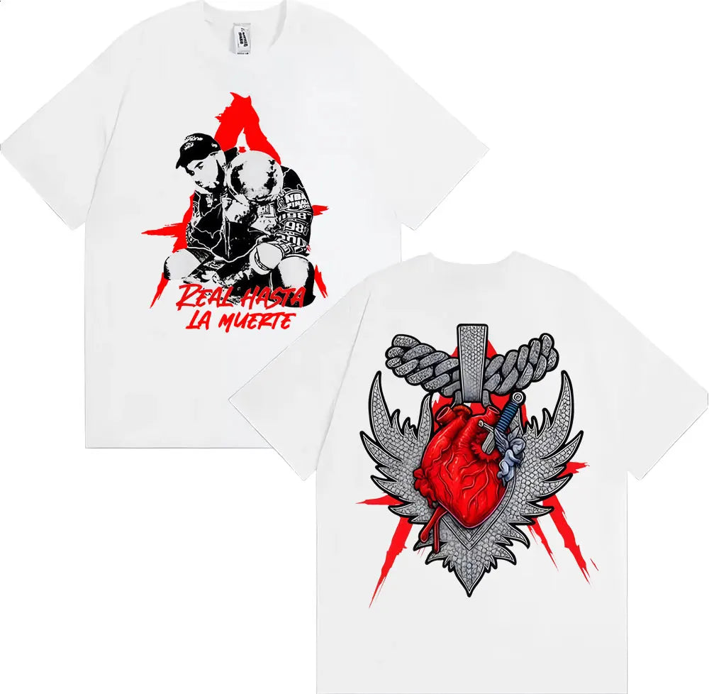 Anuel AA Real Hasta La Muerte World Tour T-Shirt – White