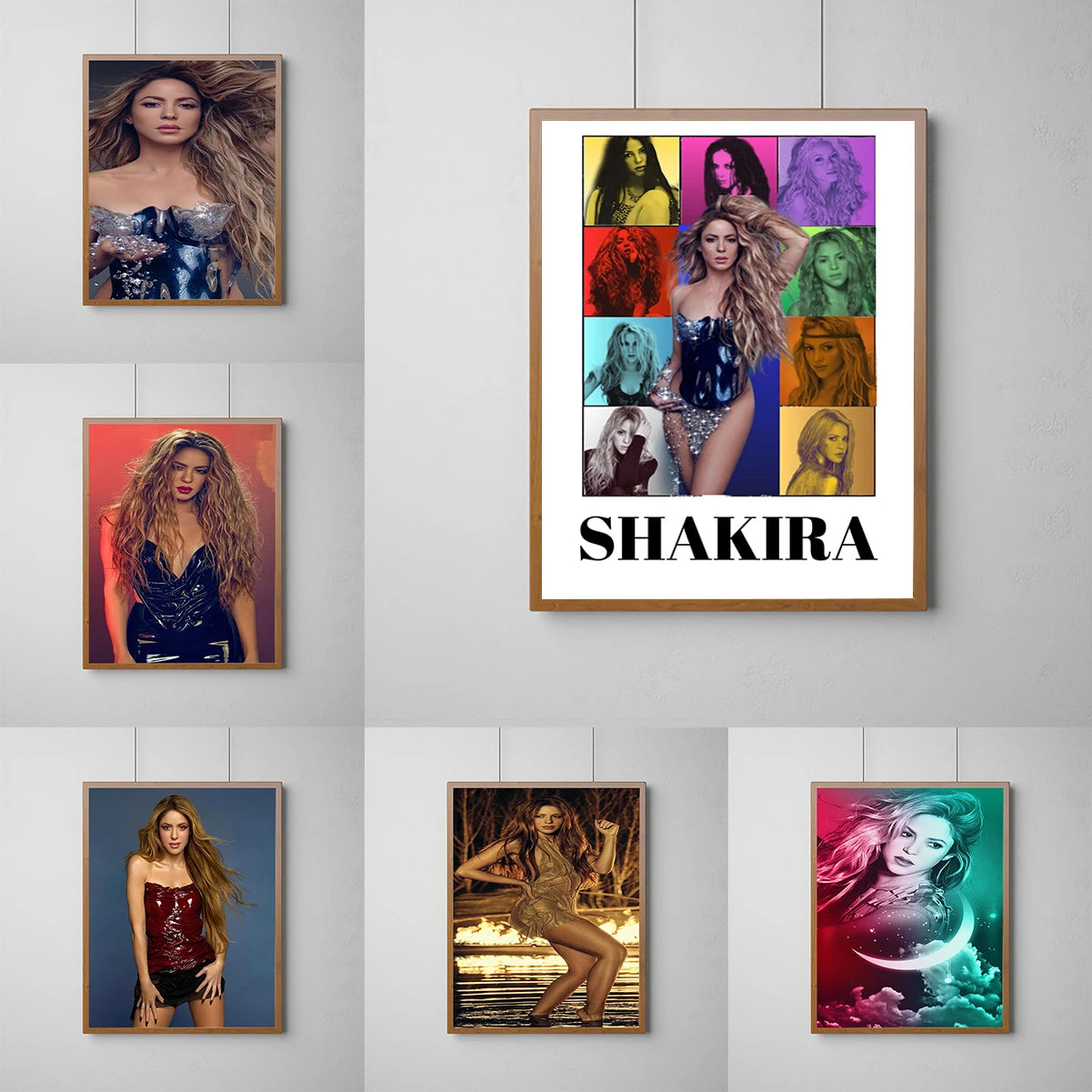 Shakira Poster – Elegant Black Outfit