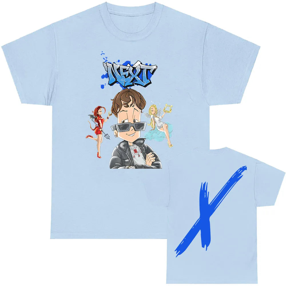 Xavi NEXT Album T-Shirt – Sky Blue