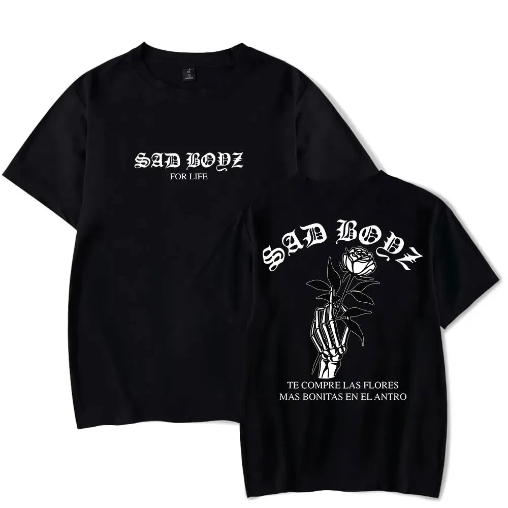 Junior H Sad Boyz “Broken Heart” Black T-Shirt