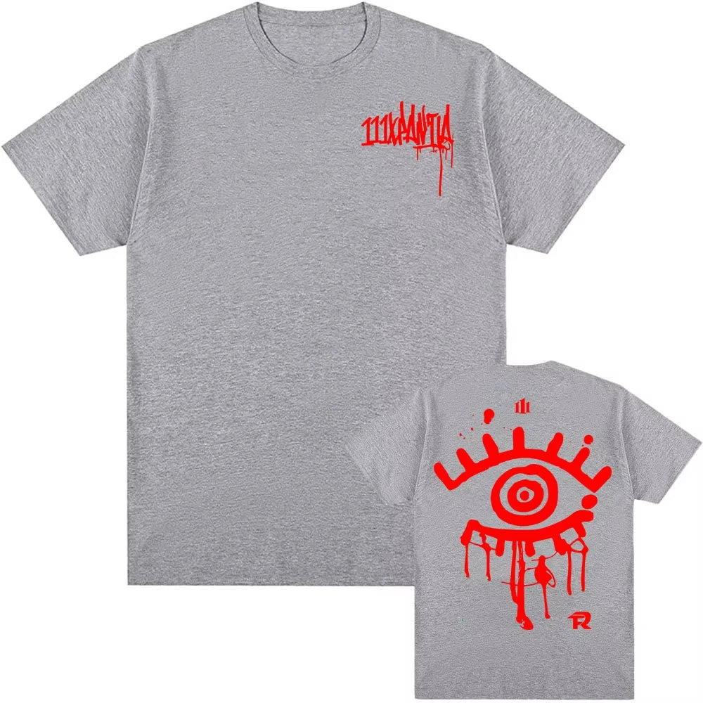 111XPANTIA T-Shirt – Fuerza Regida Gray Grunge