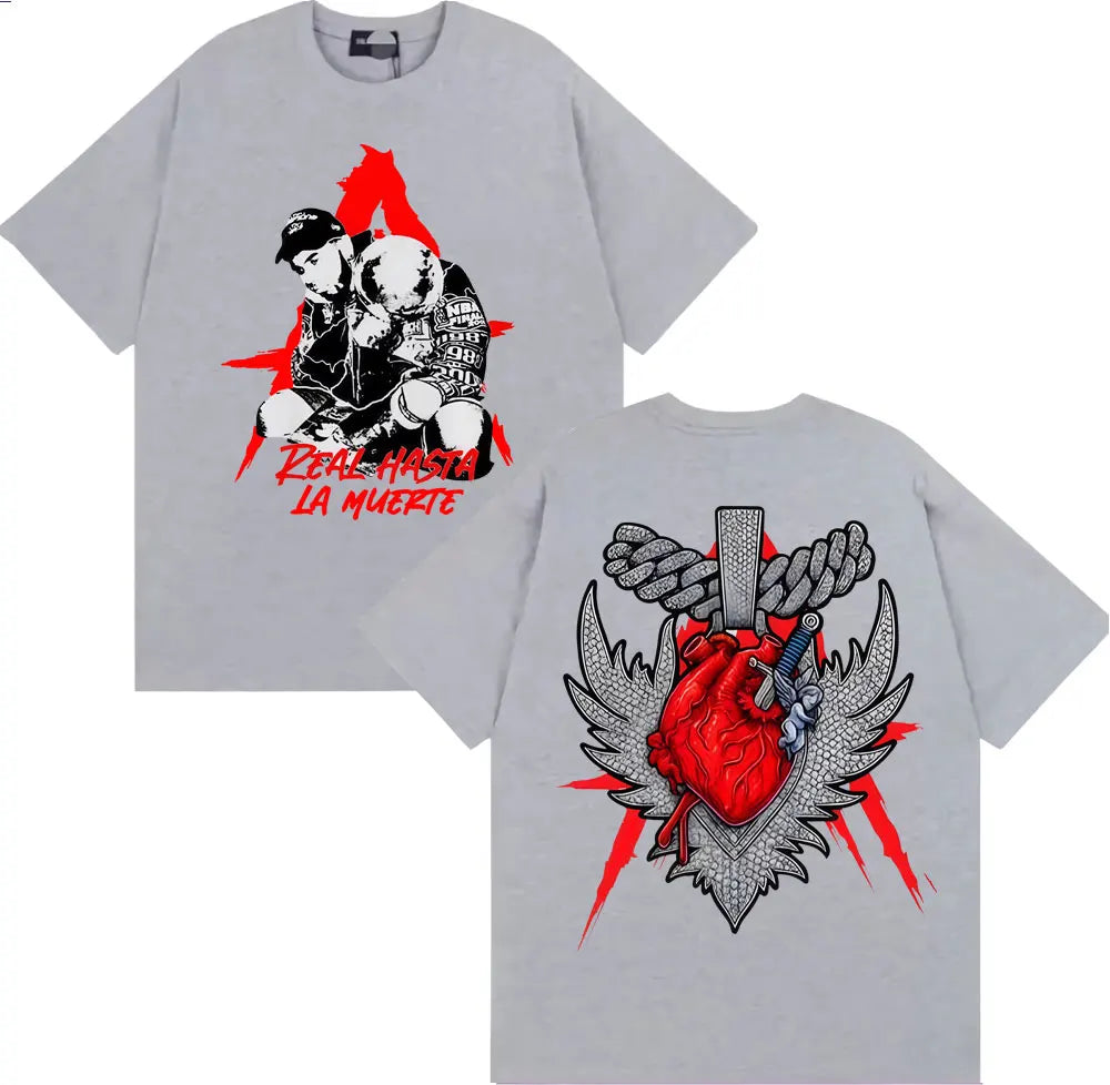 Anuel AA Real Hasta La Muerte World Tour T-Shirt – Gray