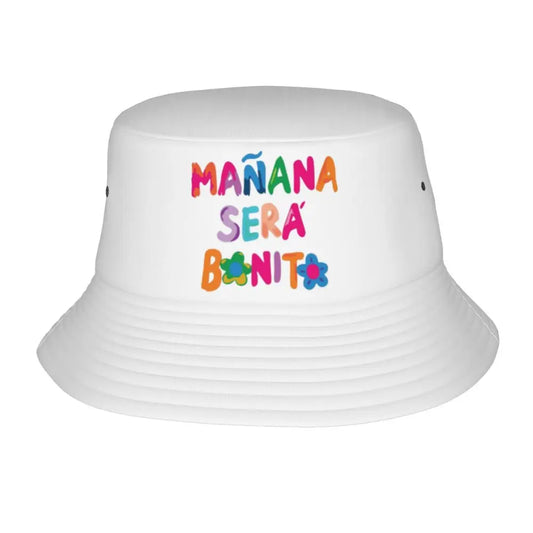 White Karol G Bucket Hat – Mañana Será Bonito