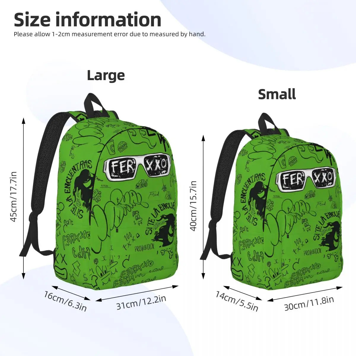Ferxxo Green Graffiti Backpack