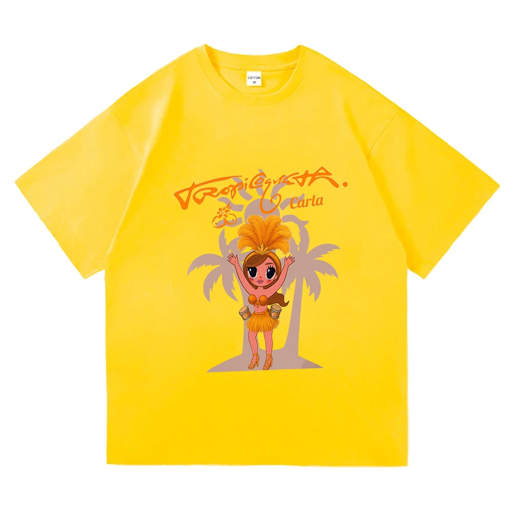 KAROL G Tropicoqueta Yellow T-Shirt