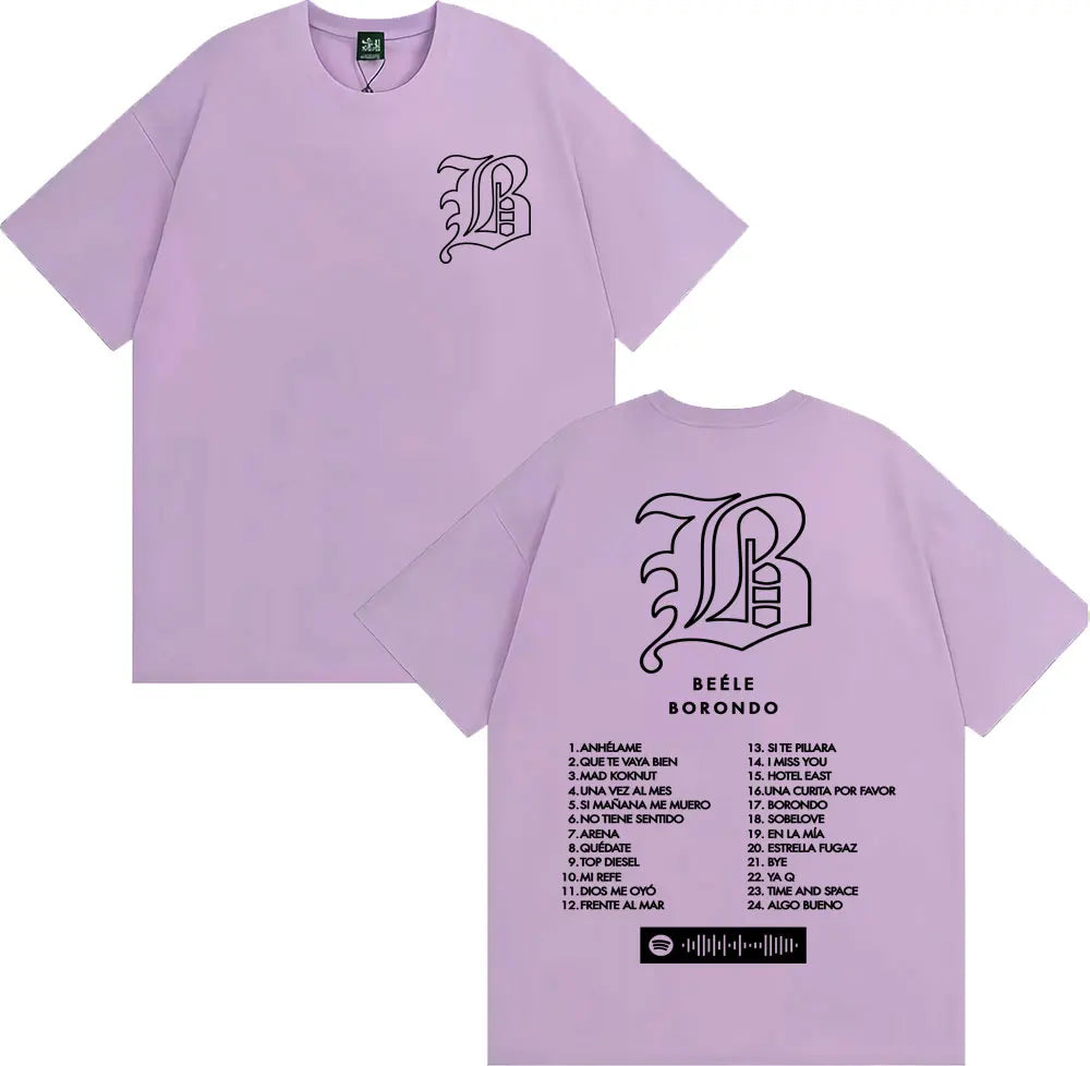 Beéle Borondo Tour Music T-Shirt - Purple