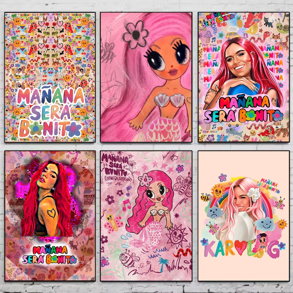 Karol G Album Tracklist Poster – Mañana Será Bonito