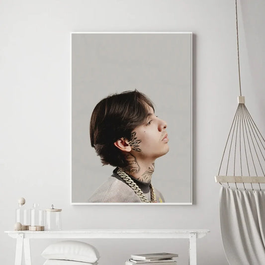 Natanael Cano Side Profile Poster