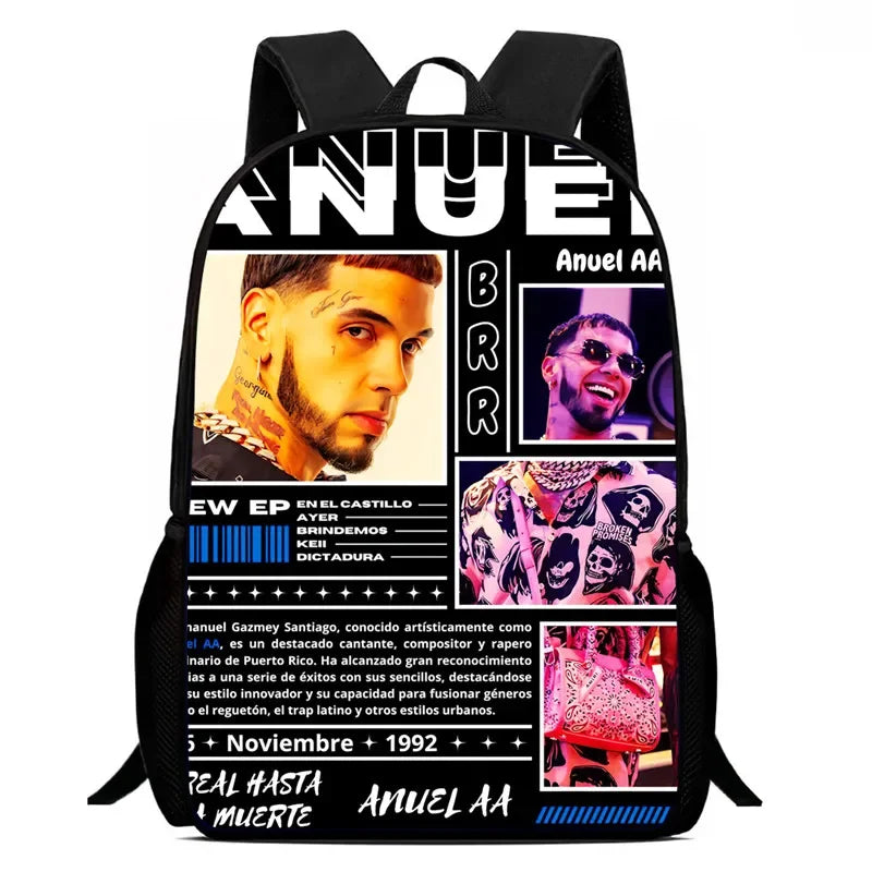 Anuel AA Real Hasta La Muerte Backpack