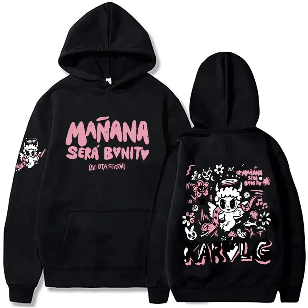 Karol G Black Hoodie – Mañana Será Bonito
