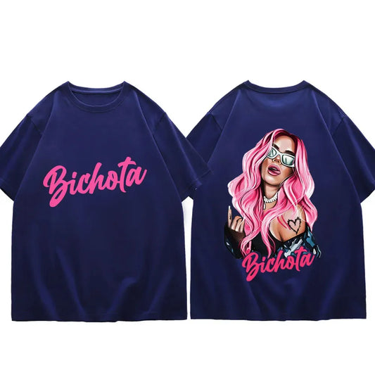 Karol G Bichota Navy Blue T-Shirt