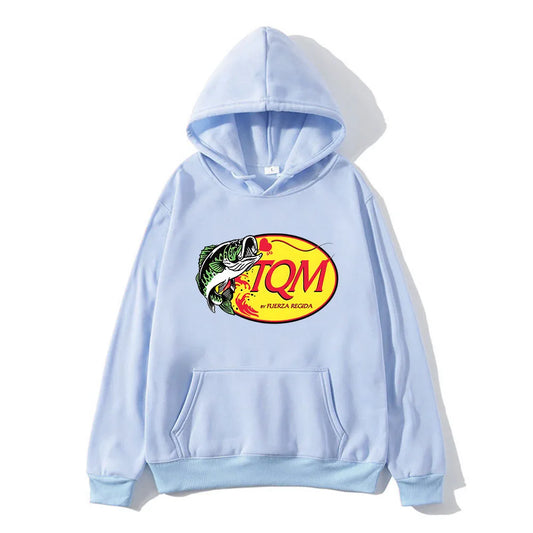 Blue TQM Hoodie by Fuerza Regida