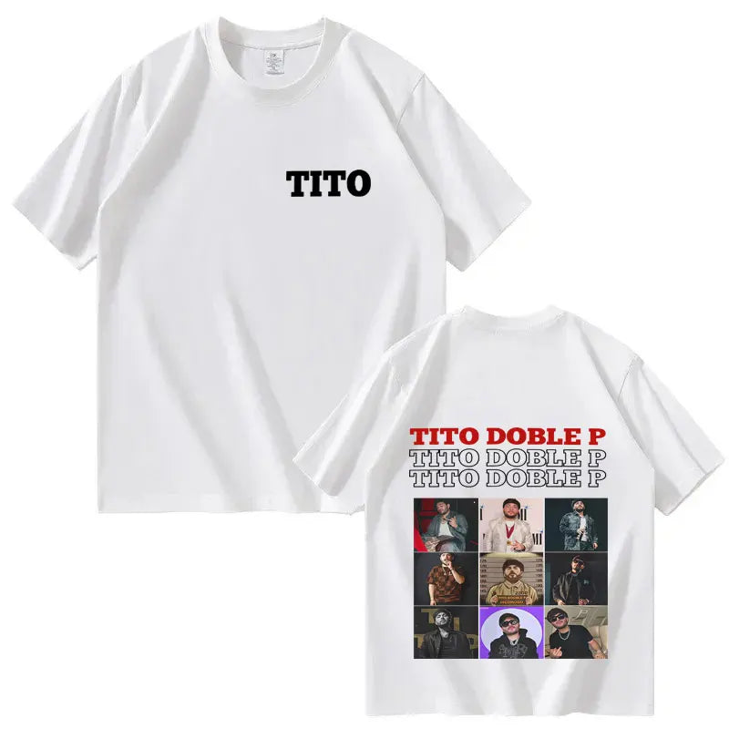 Tito Double P Trendy Album T-Shirt – White