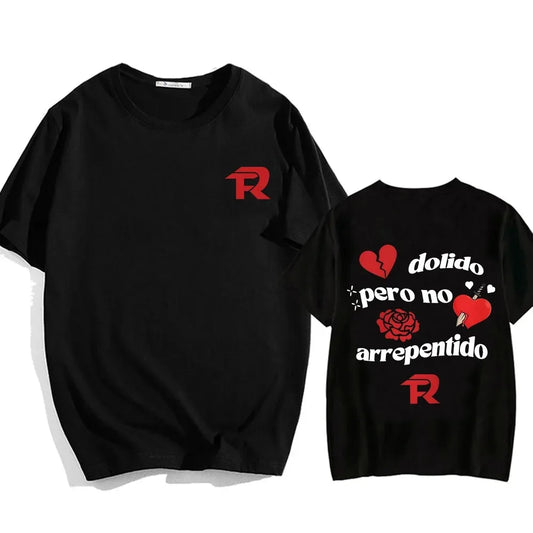 Fuerza Regida “Dolido Pero No Arrepentido” T-Shirt – Black