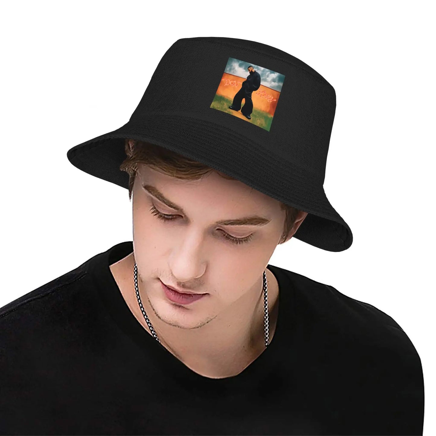 Black DON KBRN Bucket Hat – Singer Eladio Carrión