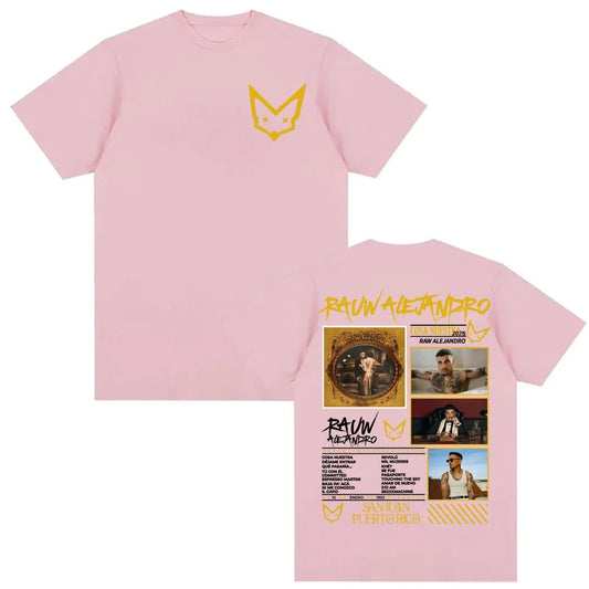 Rauw Alejandro Cosa Nuestra 2025 Tour T-Shirt – Pink