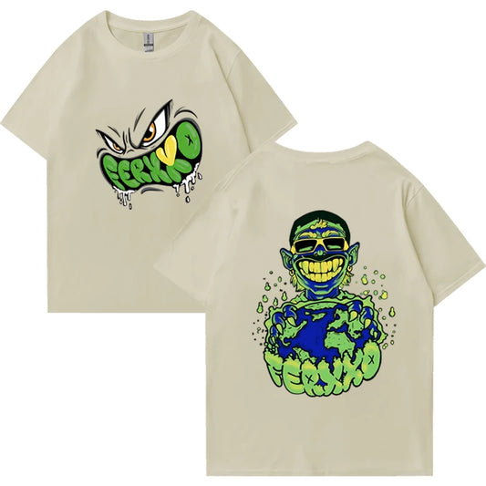Feid Ferxxo SIXDO Beige T-Shirt