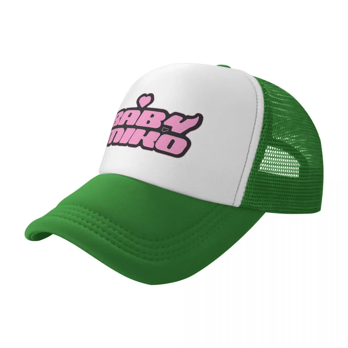 Baby Miko Young Miko Trucker Hat Unisex Hip-Hop Mesh Baseball Caps Adjustable Sports Cap