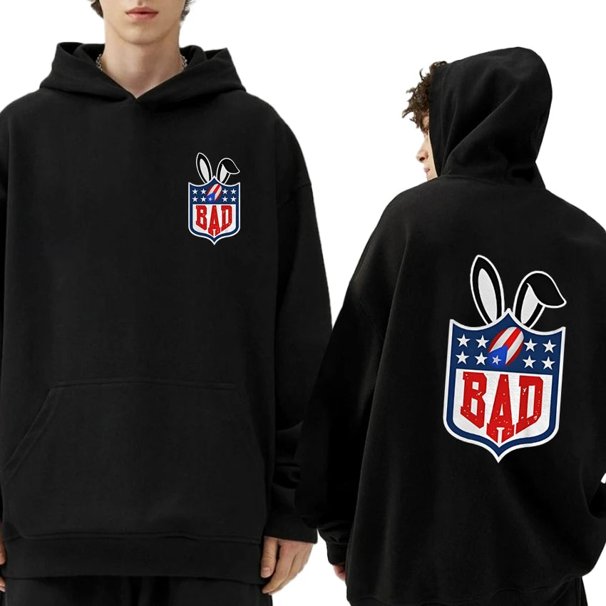 Bad Bunny Super Bowl LX Hoodie – Dark Grey