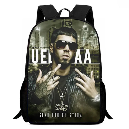 Anuel AA Real Hasta La Muerte Backpack