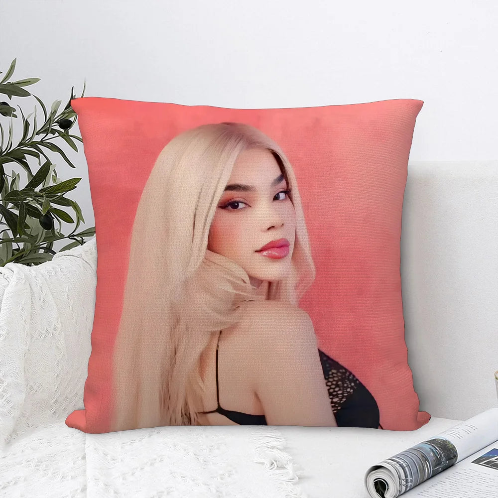 Kenia OS Coral Pink Throw Pillow