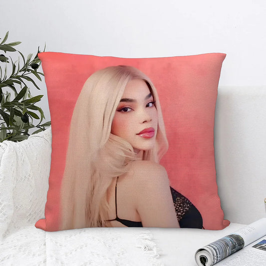 Kenia OS Coral Pink Throw Pillow