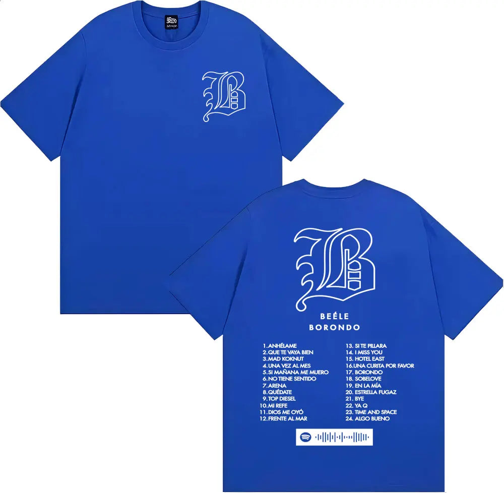 Beéle Borondo Tour Music T-Shirt - Blue