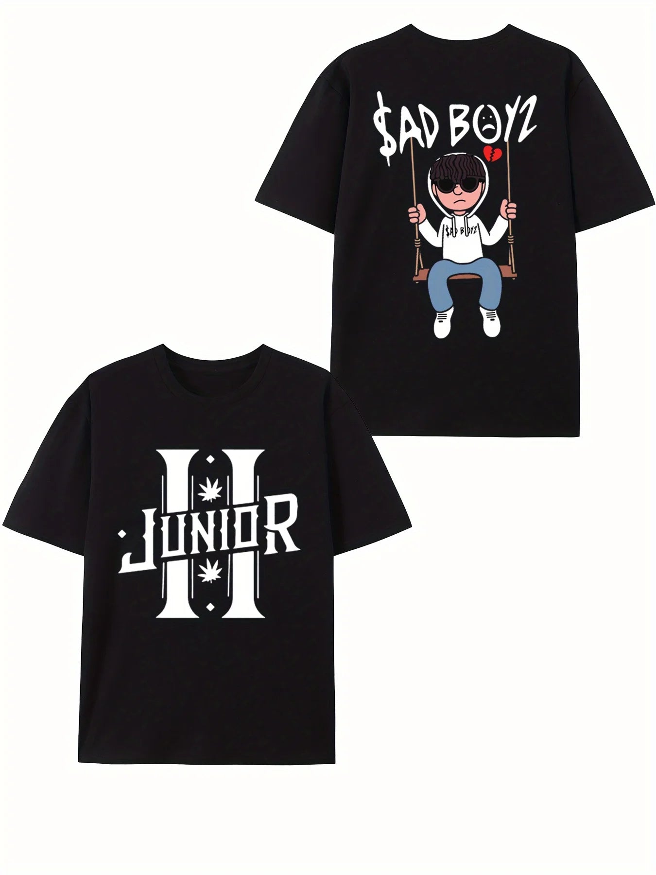 Junior H Sad Boys Black T-Shirt