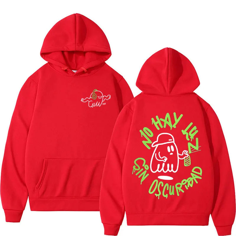Red "No Hay Luz Sin Oscuridad" Hoodie – Feid Ferxxo