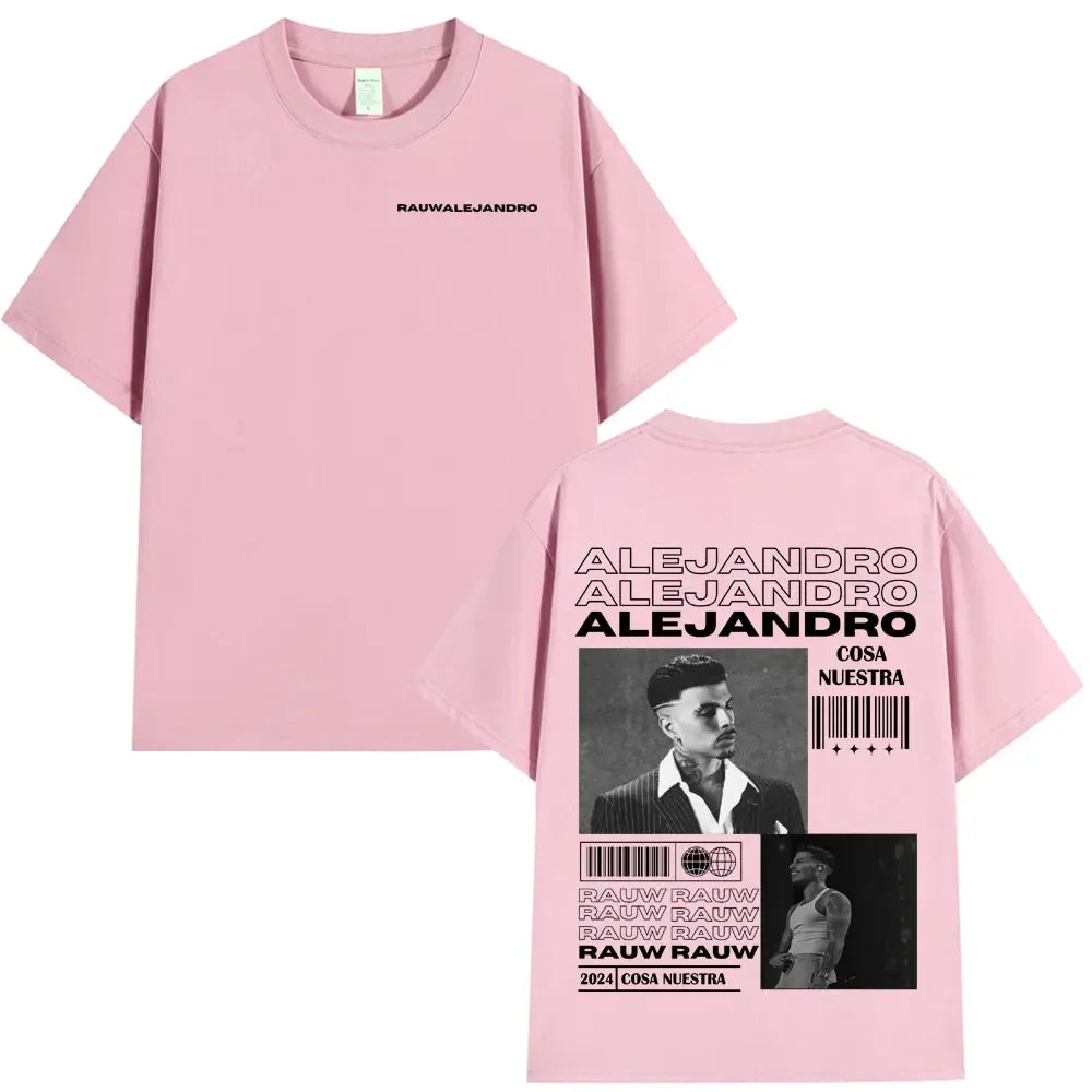 Rauw Alejandro Cosa Nuestra Pink T-Shirt