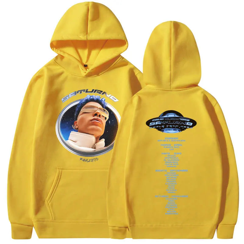 Rauw Alejandro Saturno Tour Yellow Hoodie