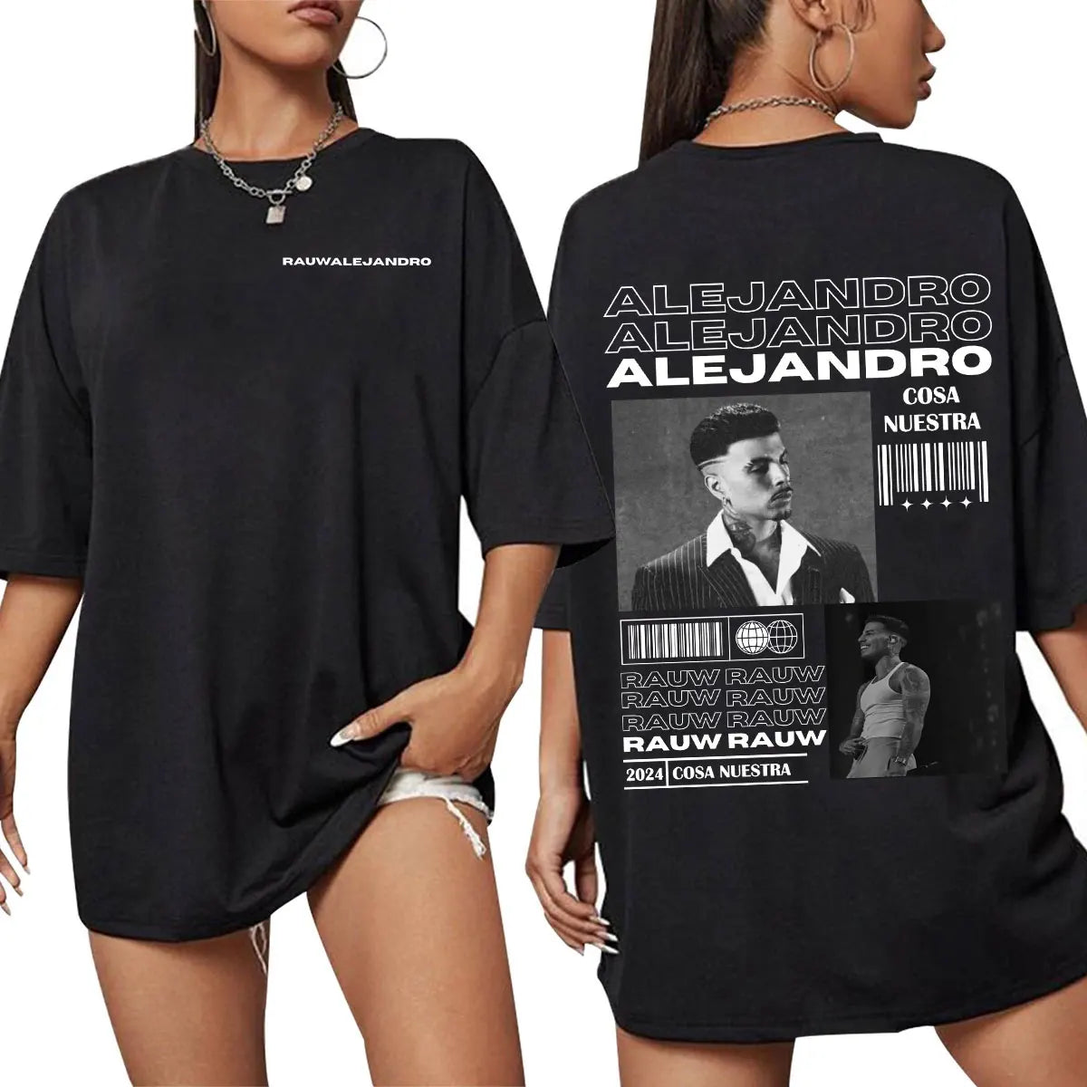 Rauw Alejandro Cosa Nuestra Yellow T-Shirt