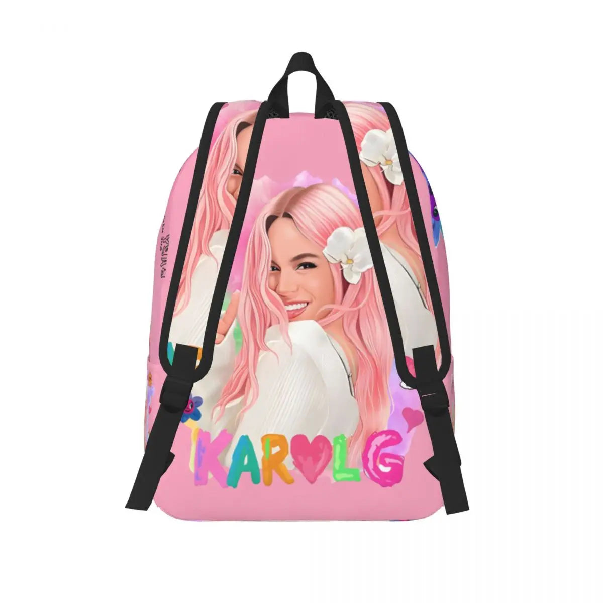 Karol G Peace & Petals Backpack – Pink Love
