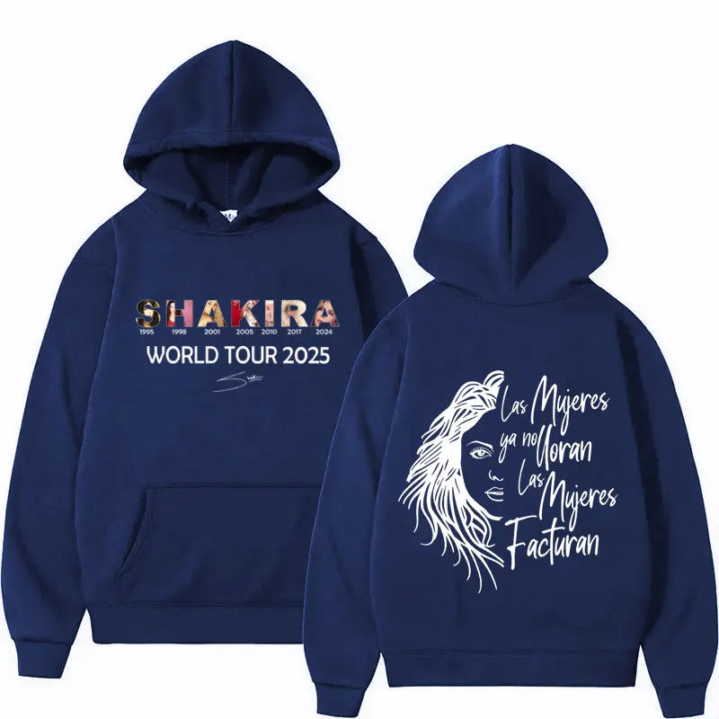 Shakira Las Mujeres Ya No Lloran World Tour 2025 Hoodie – Black