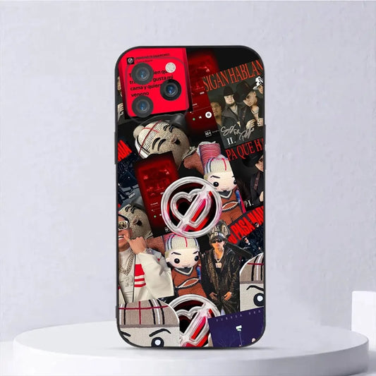 Fuerza Regida Red Collage iPhone Case