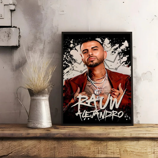 Rauw Alejandro Graphic Street Art Poster