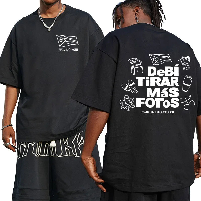 Bad Bunny Black T-Shirt – Debí Tirar Más Fotos