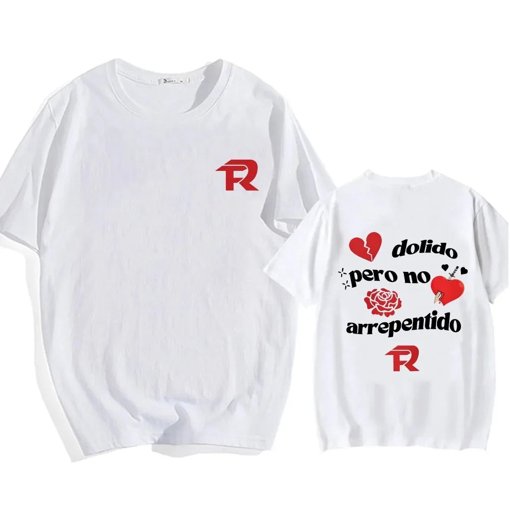 Fuerza Regida “Dolido Pero No Arrepentido” T-Shirt – White