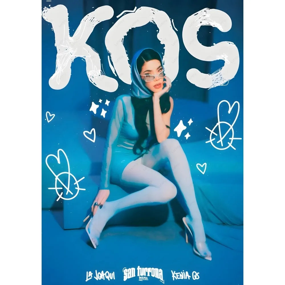 San Turrona Remix Poster – Kenia OS & La Joaqui Collab