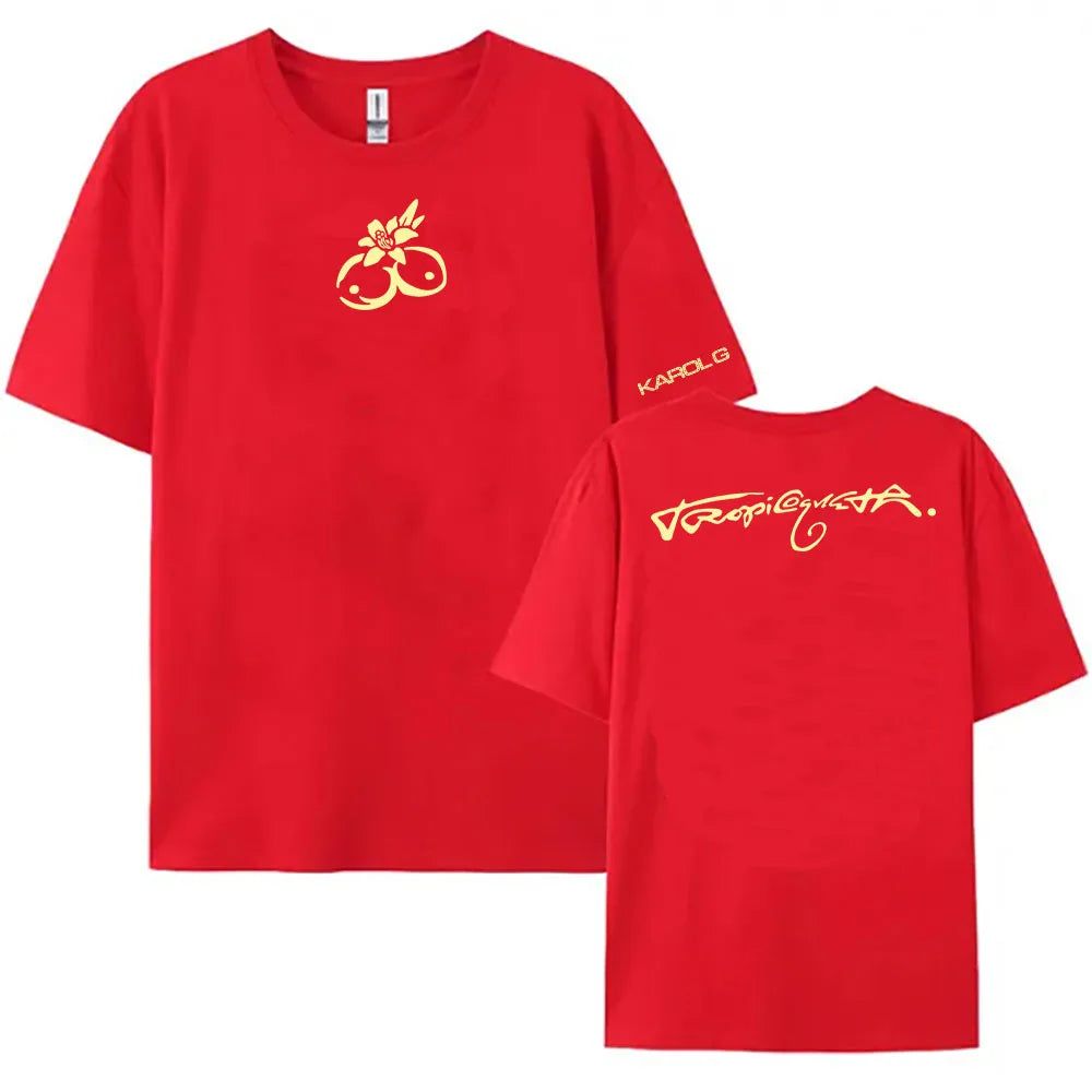 Karol G "Tropicoqueta" T-Shirt – Red & Yellow