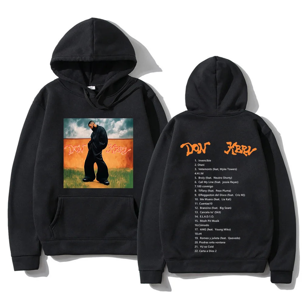 Black DON KBRN Hoodie – Singer Eladio Carrión